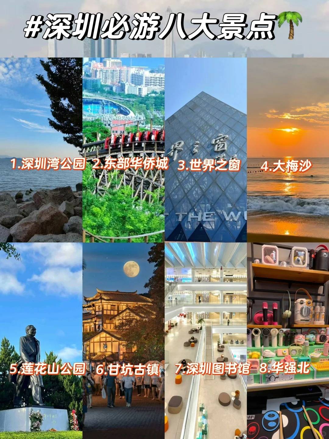 深圳旅游攻略·深圳必玩八大景点