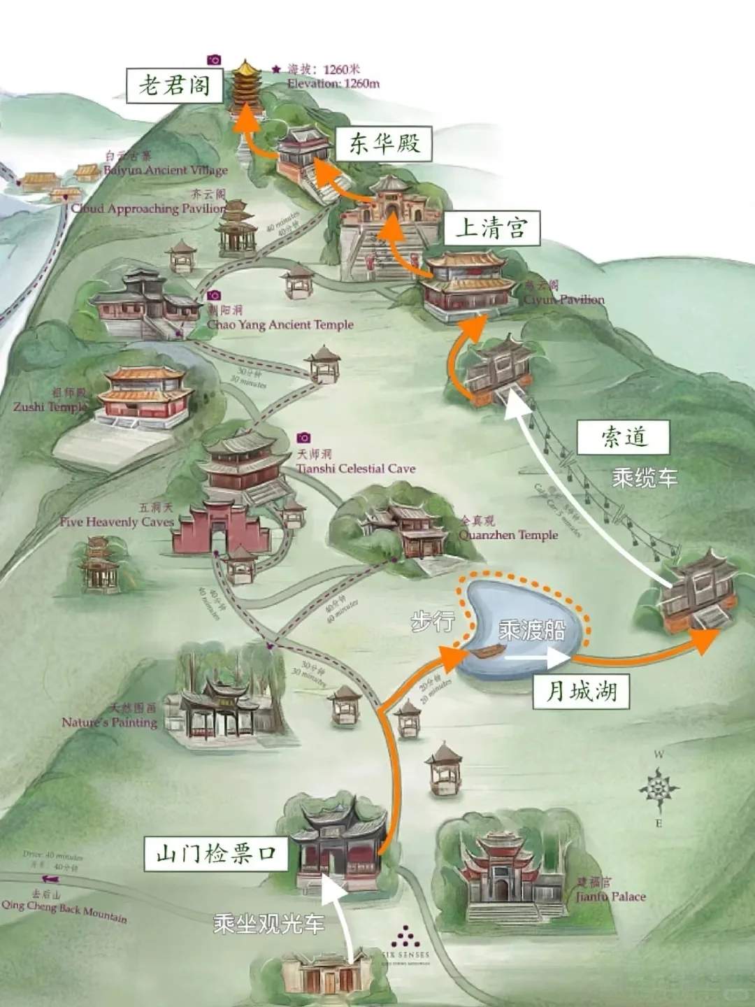 青城山-青城山旅游攻略一日游*路线