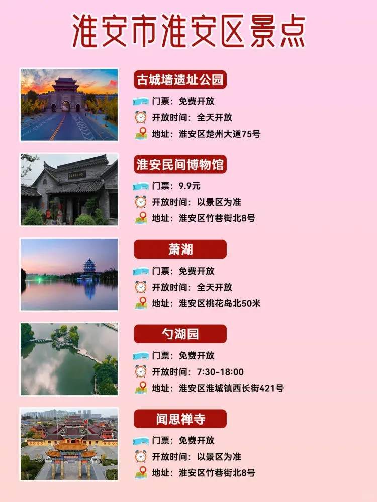 淮安旅游必去十大景点-淮安旅游十大必去景点有哪些