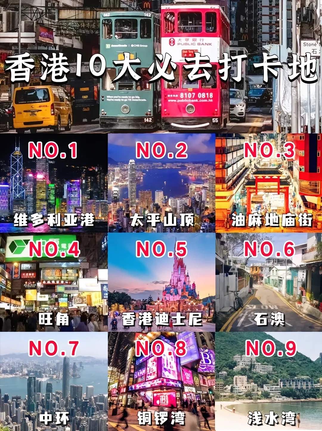 香港旅游景点排名前十名有哪些-香港旅游攻略必去景点